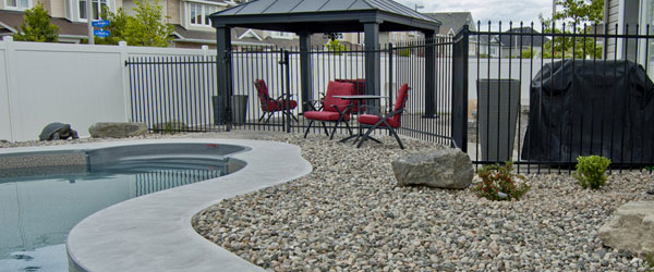 Landscaping Project Pool Area