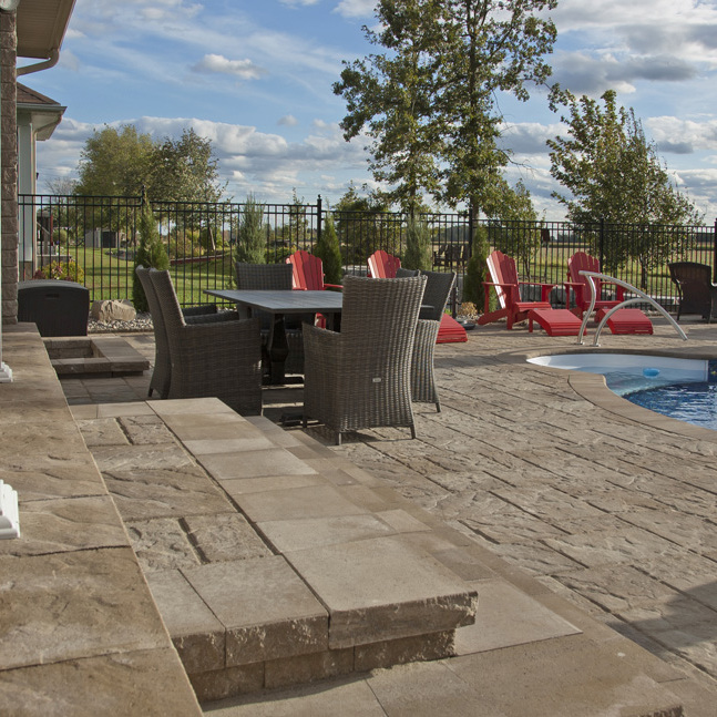 Pool Patio landscaping