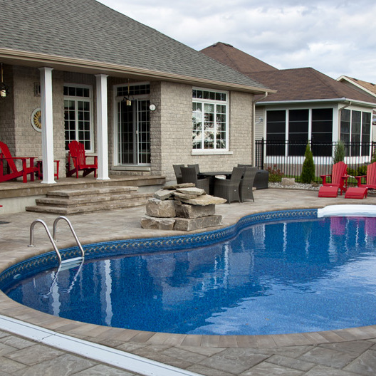 Pool Patio landscaping