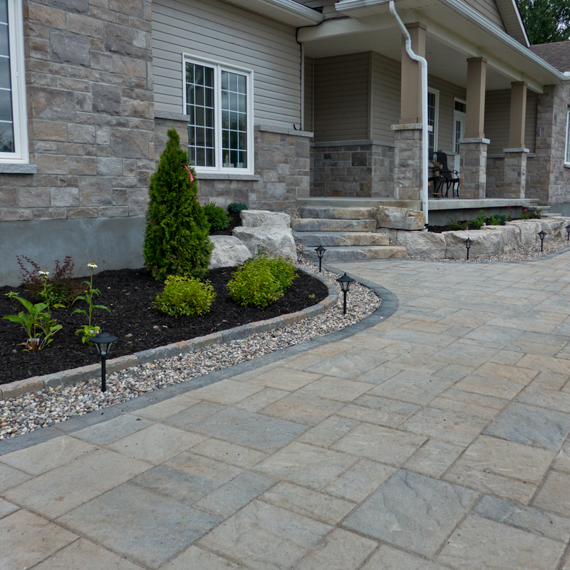 Front entrance landscaping